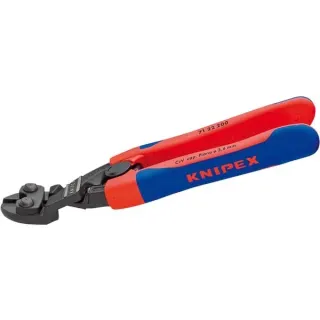KNIPEX Kompakt-Bolzenschneider CoBolt 71 22 200 , Schneid-Zange (mit Öffnungsfeder und Verriegelung)