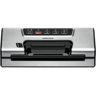Rommelsbacher Vakuumierer VAC 385, Vakuumiergerät (edelstahl/schwarz)