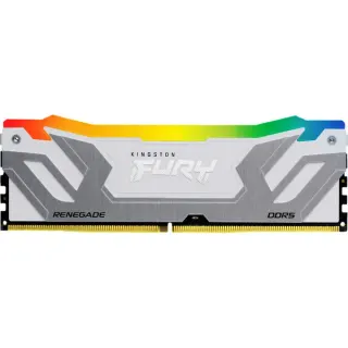 Kingston FURY DIMM 24 GB DDR5-8800, Arbeitsspeicher (silber/weiß, KF588CU42RWA-24, Renegade RGB, INTEL XMP)
