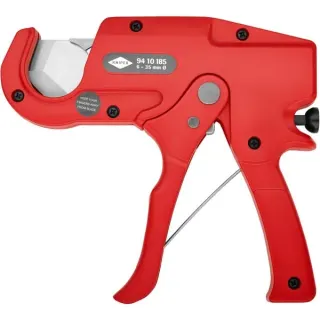 KNIPEX Rohrschneider 94 10 185 (rot, für Kunststoffrohre)