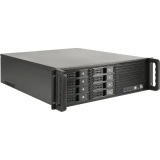 Inter-Tech IPC 3U-3508, Server-Gehäuse (schwarz, 3 Höheneinheiten)