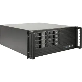 Inter-Tech IPC 4U-4508, Server-Gehäuse (schwarz, 4 Höheneinheiten)
