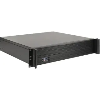 Inter-Tech IPC 2U-K-240L, Server-Gehäuse (schwarz, 2 Höheneinheiten)