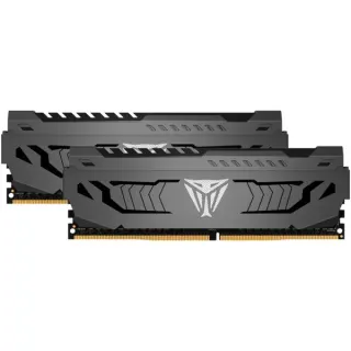 Patriot DIMM 16 GB DDR4-3733 (2x 8 GB) Dual-Kit, Arbeitsspeicher (grau, PVS416G373C7K, Viper Steel, INTEL XMP)