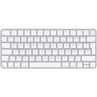 Apple Magic Keyboard mit Touch ID, Tastatur (silber/weiß, ES-Layout, für Mac Modelle mit Apple Chip)