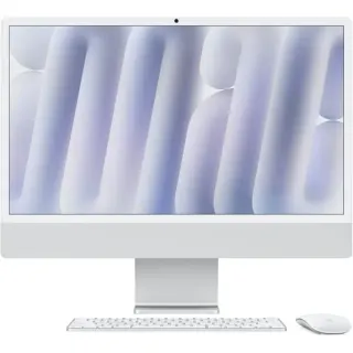 Apple iMac 59,62 cm (24") M4 2024, MAC-System (silber, Nanotexturglas, macOS, Deutsch)
