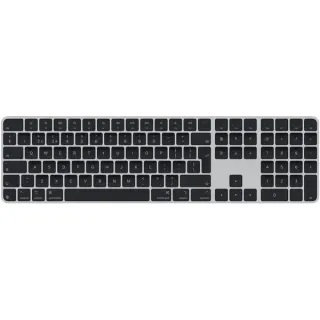 Apple Magic Keyboard mit Touch ID und Ziffern­block (silber/schwarz, UK-Layout, für Mac Modelle mit Apple Chip)