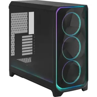 Fractal Design Meshify 3 XL Ambience Pro RGB Light Tint , Big-Tower-Gehäuse (schwarz, Tempered Glass)