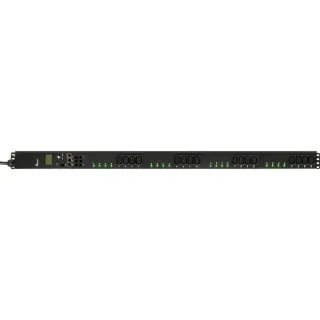 Inter-Tech PDU SA-1632WN, 32A, Steckdosenleiste (schwarz, 16 schaltbare C13 Steckdosen)