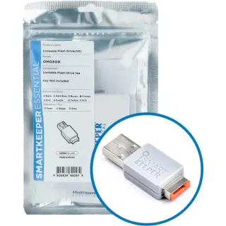 SMARTKEEPER ESSENTIAL Lockable Flash Drive (OM03), USB-Stick (Farbcode Orange)