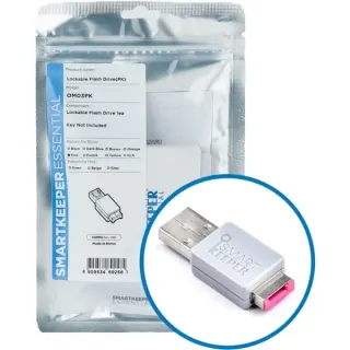 SMARTKEEPER ESSENTIAL Lockable Flash Drive (OM03), USB-Stick (Farbcode Pink)
