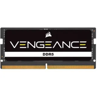 Corsair SO-DIMM 16 GB DDR5-5600, Arbeitsspeicher (schwarz, CMSX16GX5M1A5600C48, Vengeance)