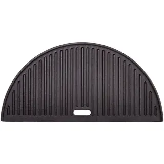 Kamado Joe Gusseisen Grillplatte halbrund CJ, Grillrost (schwarz, für Kamado Joe Classic)