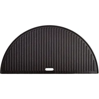 Kamado Joe Gusseisen Grillplatte halbrund BJ, Grillrost (schwarz, für Kamado Big Joe)