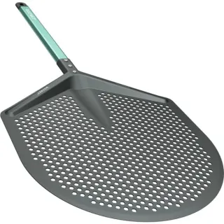 Gozney Pro Pizzaschieber L, 14", Grillbesteck (grau/grün, für Pizzen bis ca. Ø 35cm)