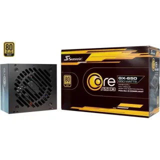 Seasonic CORE GX-650-V2 650W, PC-Netzteil (schwarz, 1x 12-Pin High Power GPU, 2x PCIe, Kabalmanagement, 650 Watt)
