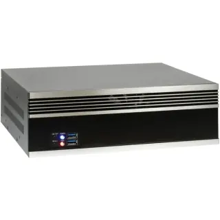 Inter-Tech IPC Industrial S25, HTPC-Gehäuse (schwarz/silber)