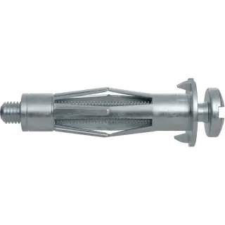 fischer Hohlraum-Metalldübel HM 6x65 S (silber, 50 Stück, mit metrischer Schraube)