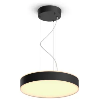 Philips HUE White Ambiance Enrave Pendelleuchte, LED-Leuchte (schwarz)