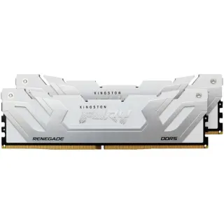 Kingston FURY DIMM 48 GB DDR5-8800 (2x 24 GB) Dual-Kit, Arbeitsspeicher (silber/weiß, KF588CU42RWK2-48, Renegade, INTEL XMP)