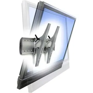 Ergotron Tilting Wallmount Medium Display, Wandhalterung (silber)