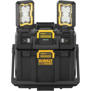 DEWALT ToughSystem Werkzeugbox mit Leuchten (schwarz/gelb)