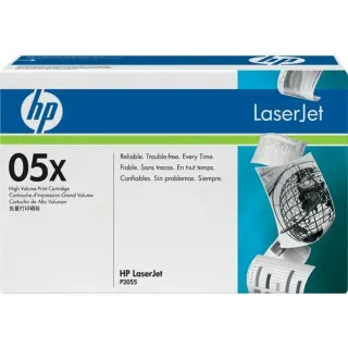 HP Toner schwarz 05X (CE505X) (schwarz, Retail)