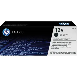 HP Toner schwarz 12A (Q2612A) (schwarz, Retail)