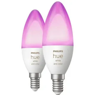 Philips HUE White & Color E14, LED-Lampe (Doppelpack, ersetzt 25 Watt)