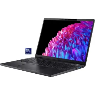 Acer TravelMate P6 (TMP614-73-TCO-77Y6), Notebook (schwarz, Intel® Core™ Ultra 7 155H, Intel® Arc™ Graphics, 32 GB LPDDR5X, 512 GB (512 GB SSD), Windows 11 Pro 64-Bit)