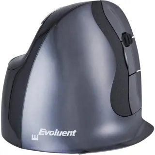 Evoluent VerticalMouse D, Maus (schwarz/silber, Large, RH)