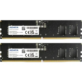 ADATA DIMM 16 GB DDR5-4800 (2x 8 GB) Dual-Kit, Arbeitsspeicher (schwarz, AD5U48008G-DT, Premier)