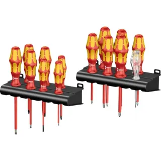 Wera Schraubendreher Satz Big Pack 100 VDE (rot/gelb, KraftformPlus, Lasertip, Spannungsprüfer)