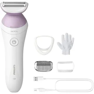 Philips Lady Shaver Series 6000 BRL136/00 , Rasierer (weiß)