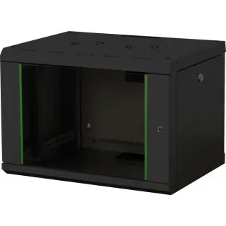 Digitus 483-mm-Wandschrank, 7 HE, IT-Schrank (schwarz, 7 Höheneinheiten)