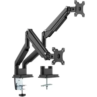 Digitus Universal Dual Monitorhalter, Monitorhalterung (schwarz)