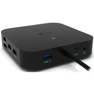i-tec USB-C Dual Display Docking Station, Dockingstation (schwarz, Power Delivery, USB-C, DisplayPort)