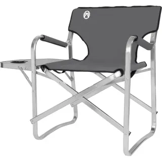 Coleman Aluminium Deck Chair with Table 2000038341, Camping-Stuhl (grau)