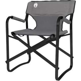 Coleman Steel Deck Chair 2000038340, Camping-Stuhl (grau/schwarz)