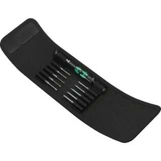 Wera Kraftform Kompakt Micro Set/11 SB, Bit-Satz (inkl. Micro Steckgriff, mit Falttasche)