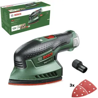 Bosch Heimwerken & Garten Akku-Multischleifer EasySander 12 solo, 12Volt (grün/schwarz, ohne Akku und Ladegerät)