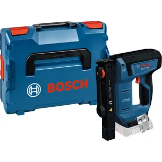 Bosch Professional Akku-Holzklammerer GTH 18V-14 Professional solo, 18Volt, Elektrotacker (blau/schwarz, ohne Akku und Ladegerät, in L-BOXX)