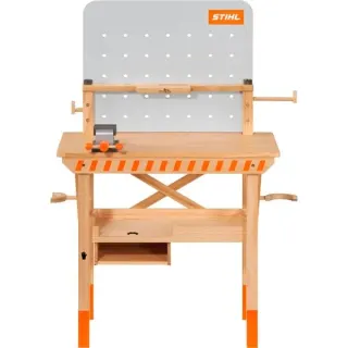 STIHL Kinderwerkbank aus Holz, Kinderwerkzeug