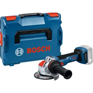 Bosch Professional X-LOCK Akku-Winkelschleifer GWX 18V-11 S Professional solo, 18Volt (blau/schwarz, ohne Akku und Ladegerät, Ø 125mm, in L-BOXX)