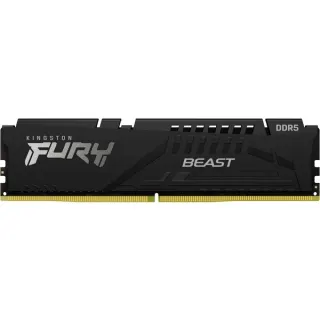 Kingston FURY DIMM 16 GB DDR5-5200 , Arbeitsspeicher (schwarz, KF552C40BB-16, FURY Beast, INTEL XMP)