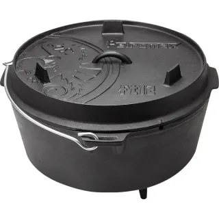 Petromax Feuertopf ft12 (schwarz, mit Füßen)