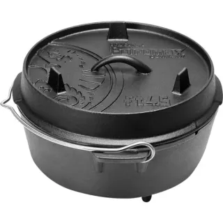 Petromax Feuertopf ft4.5 (schwarz, mit Füßen)