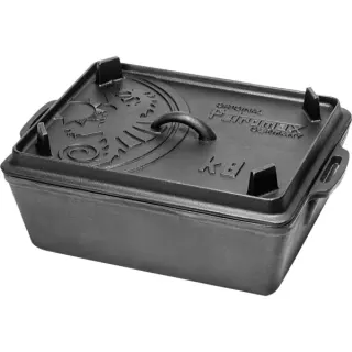 Petromax Kastenform mit Deckel k8, Topf (schwarz)