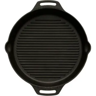 Petromax Grill-Feuerpfanne gp35h, mit 2 Henkeln (schwarz, Ø 35cm)