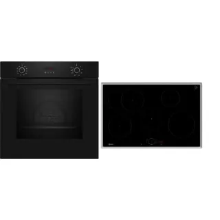 Neff BX48PIB0, Backofen-Set (schwarz/edelstahl)